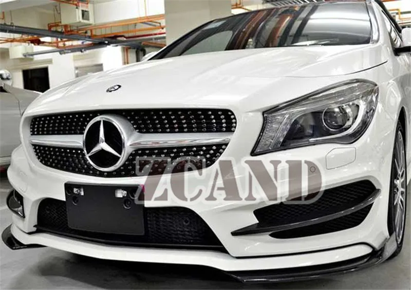Передний спойлер из углеродного волокна для Mercedes Benz W117 C117 CLA200 CLA250 1 пара 2013