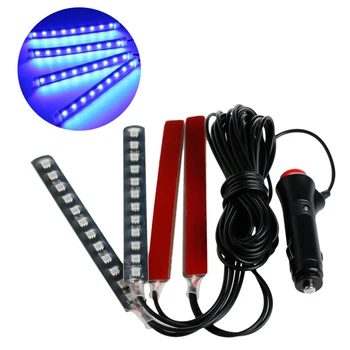 

4 x 12 LED Neon Lamp Strip Car SUV Interior Light Atmosphere Decorative Light