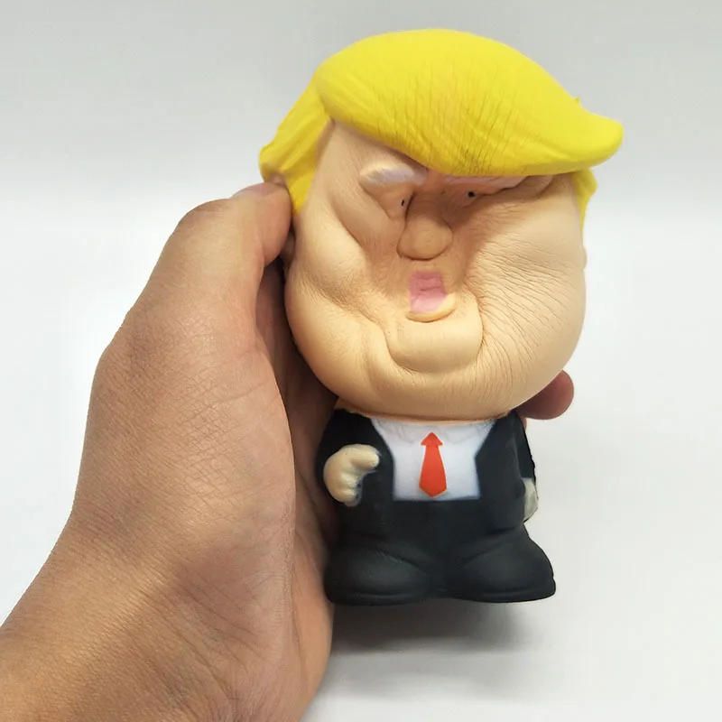 Творческий Забавный Дональд Трамп экструзия восстановление форма украшения Ремесло Мягкая Мода PU медленный отскок кукла фигурки миниатюры