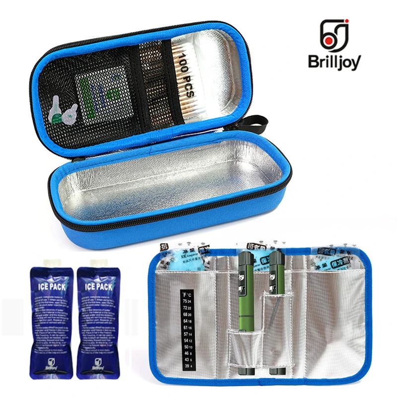 Brilljoy Bolsa enfriadora portátil para bolígrafo de jeringa, estuche de viaje para pastillas, nevera para medicamentos diabéticos, Bolsa de papel de de enfriamiento| AliExpress