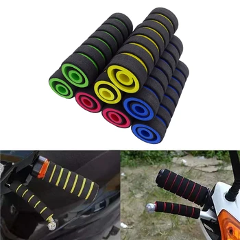 

4 Pcs/2Pairs Bike Racing Bicycle Motorcycle MTB Folding Bike Handle Bar Foam Sponge Grip Cover Bicycle Handlebar Anti-slip