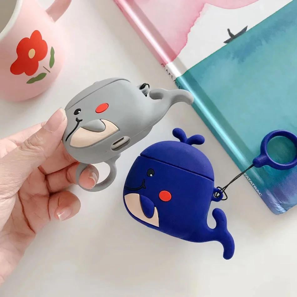 Для AirPods случае 3D мультяшный наушник чехол для Apple Airpods 2 забавные интимные аксессуары защитную крышку с палец кольцо ремень