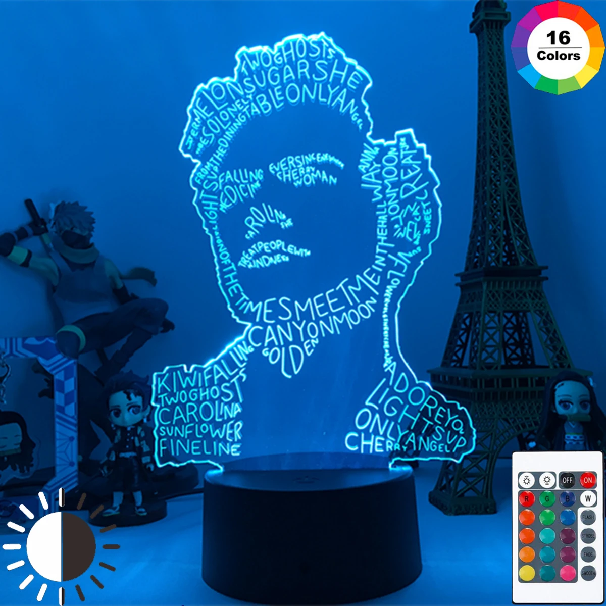 3D Night Light Lamp Lampara Harry Edward Styles Gift for Fans Bedroom Decor Led Touch Sensor Work Desk Dropshipping. | Освещение