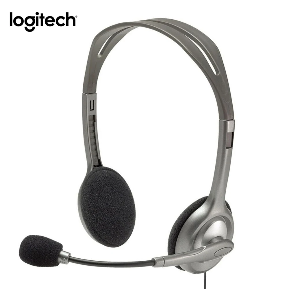 Logitech H110/H111 Stereo Headset with Microphone 3.5mm Wired