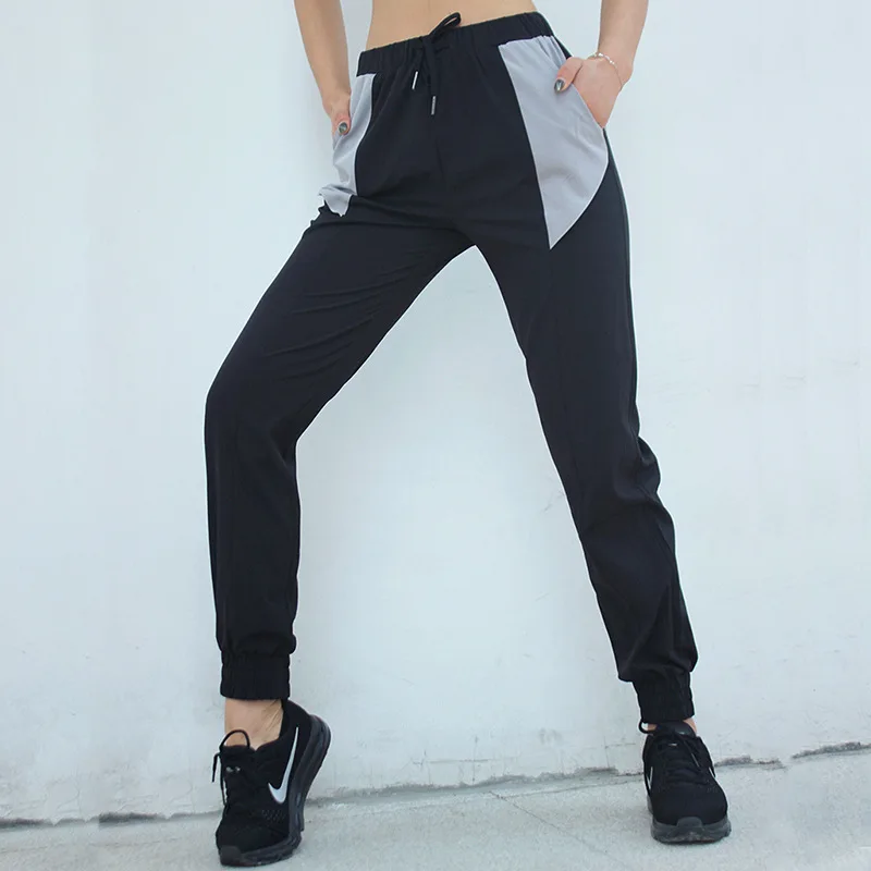 

New Style Casual Outdoor Athletic Pants Thin Loose-Fit Closing Beam Leg Capri Pants Fitness Training Running Trousers Women's