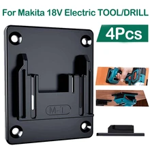 ROSEBEAR Machine Holder Wall Mount Storage Bracket 2Pcs Fixing Devices for Makita 18V Electric Tool ROSEBEAR Machine Holder Wall Mount Storage Bracket 2Pcs Fixing Devices for Makita 18V Electric Tool