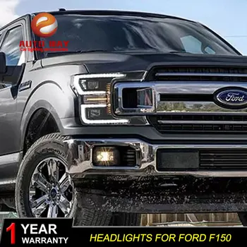 

Car Styling Head Lamp case for Ford F150 F-150 Full Led 2017-2019 headlights Ford F150 LED Headlight DRL Double Beam Bi-Xenon