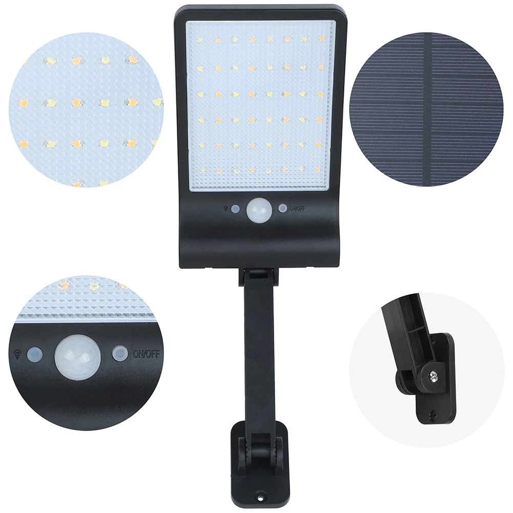 

48 L LED Remote Control Solar Light PIR Motion Sensor Solar Street Light IP65 Outdoor Waterproof Garden Solar Powered Lamp