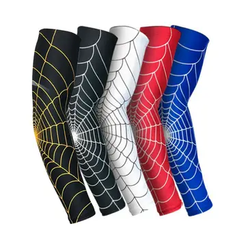 

1PCS Men High Elastic Mesh Basketball Arm Sleeves Armband Soccer Volleyball Elbow Support Brace sports Safety Cycling Elbow Pads