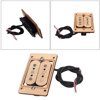 

3 String Maple Wood Electric Guitar Humbucker Double Coil Pickups for Guitar Parts