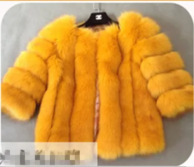 6XL зимние меховые Женские меховые куртки однотонные женские меховые роскошные толстые пушистые короткие дизайнерские великолепные шубы из лисьего меха V647