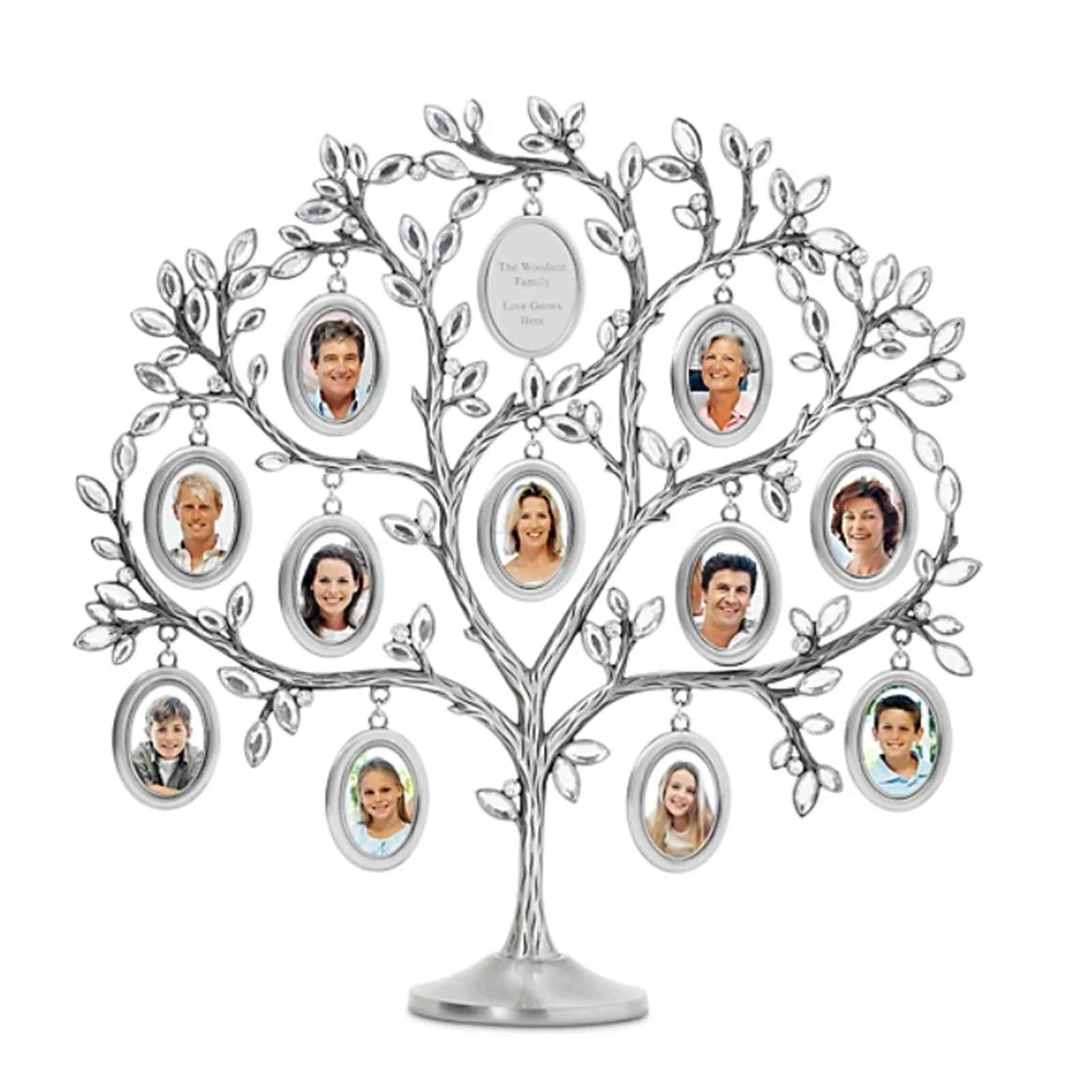 Creative Family Tree Hanging Photo Picture Tree With 12 Picture Frames Photo Frame Table