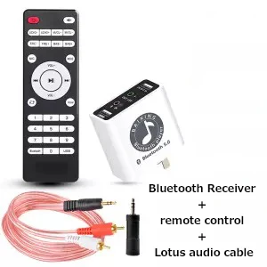 Style-C Bluetooth 5,0 приемник Музыка Аудио адаптер Музыка для караоке аудио ТВ усилитель компьютер к беспроводной с пультом дистанционного управления приема - Цвет: Style-C