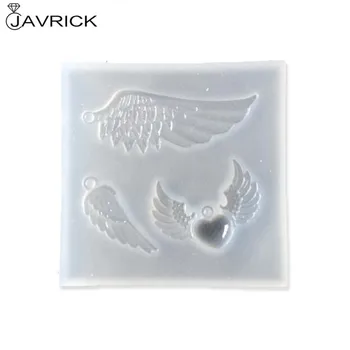

Crystal Epoxy Resin Mold Angel Wing Shape Casting Silicone Mould Handmade DIY Crafts Jewelry Making Tools