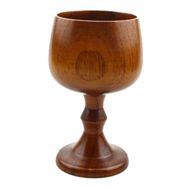 Hand-made Jujube Wooden Wine Goblet Water mugs 100ml