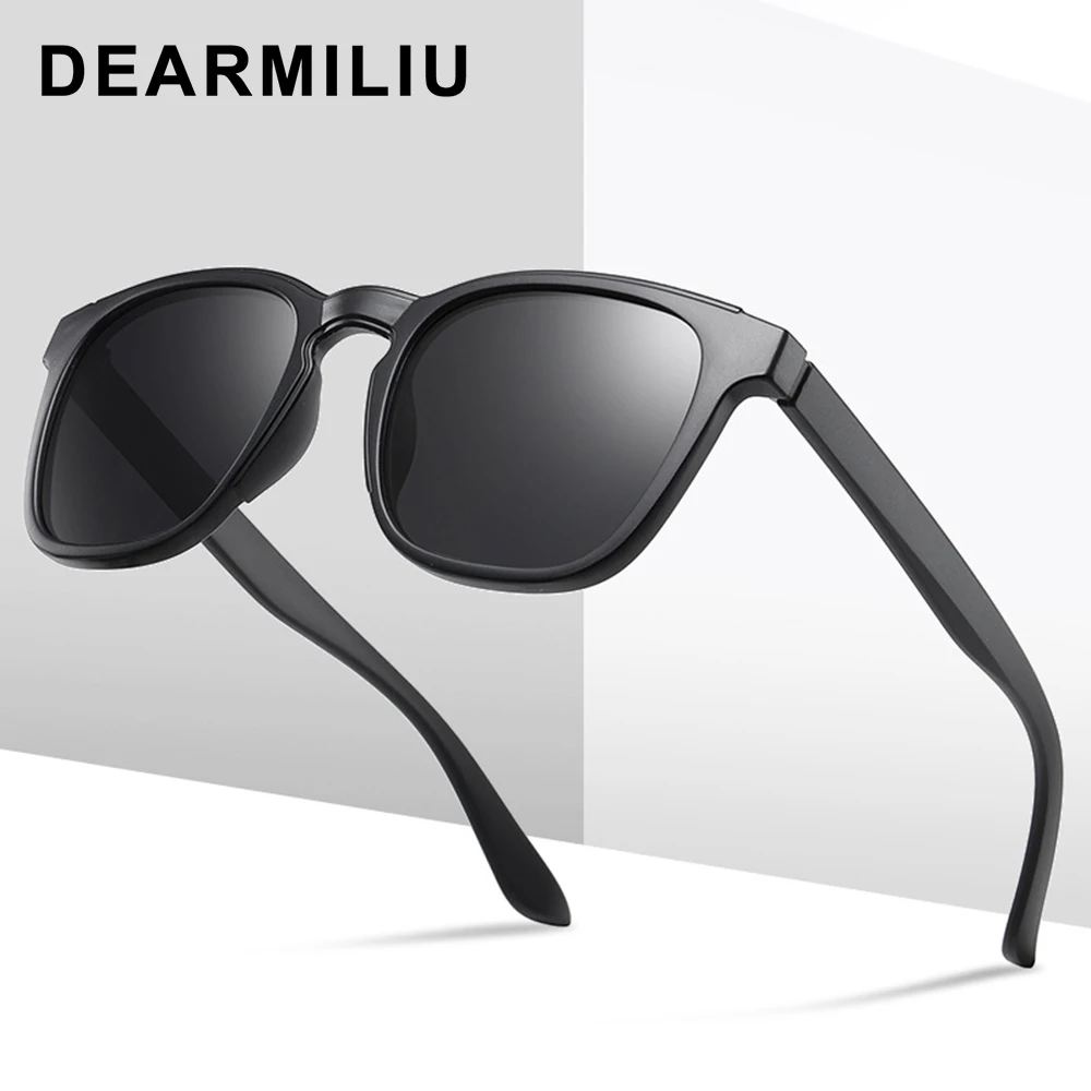 Солнцезащитные очки DEARMILIU мужские квадратные поляризационные для вождения
