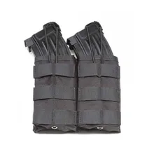 Охотничьи Аксессуары тактический двойной подсумок сумка для картриджа тактический Molle жилет нейлоновый Чехол Военная страйкбольная сумка для пейнтбола