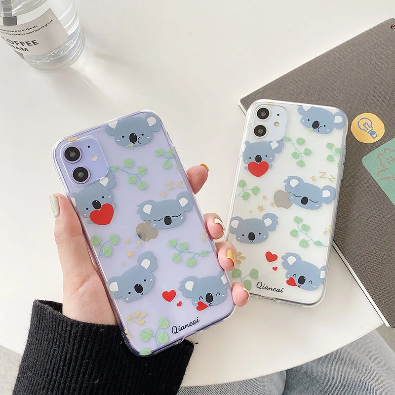 Забавная маска ленивого мультфильм милый телефон cae для iphone 11 Чехол Мягкий