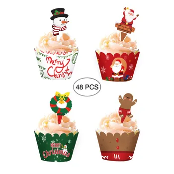 

Christmas Cake Cup Decoration Christmas Decorations for Home Xmas Gift Christmas Ornaments Noel Navidad Happy New Year 2021