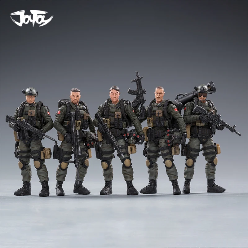 

JOYTOY 1:18 action figures PLA Army Anti-terrorism Unit collection model kit Toys Birthday/Holiday Gift Free shipping