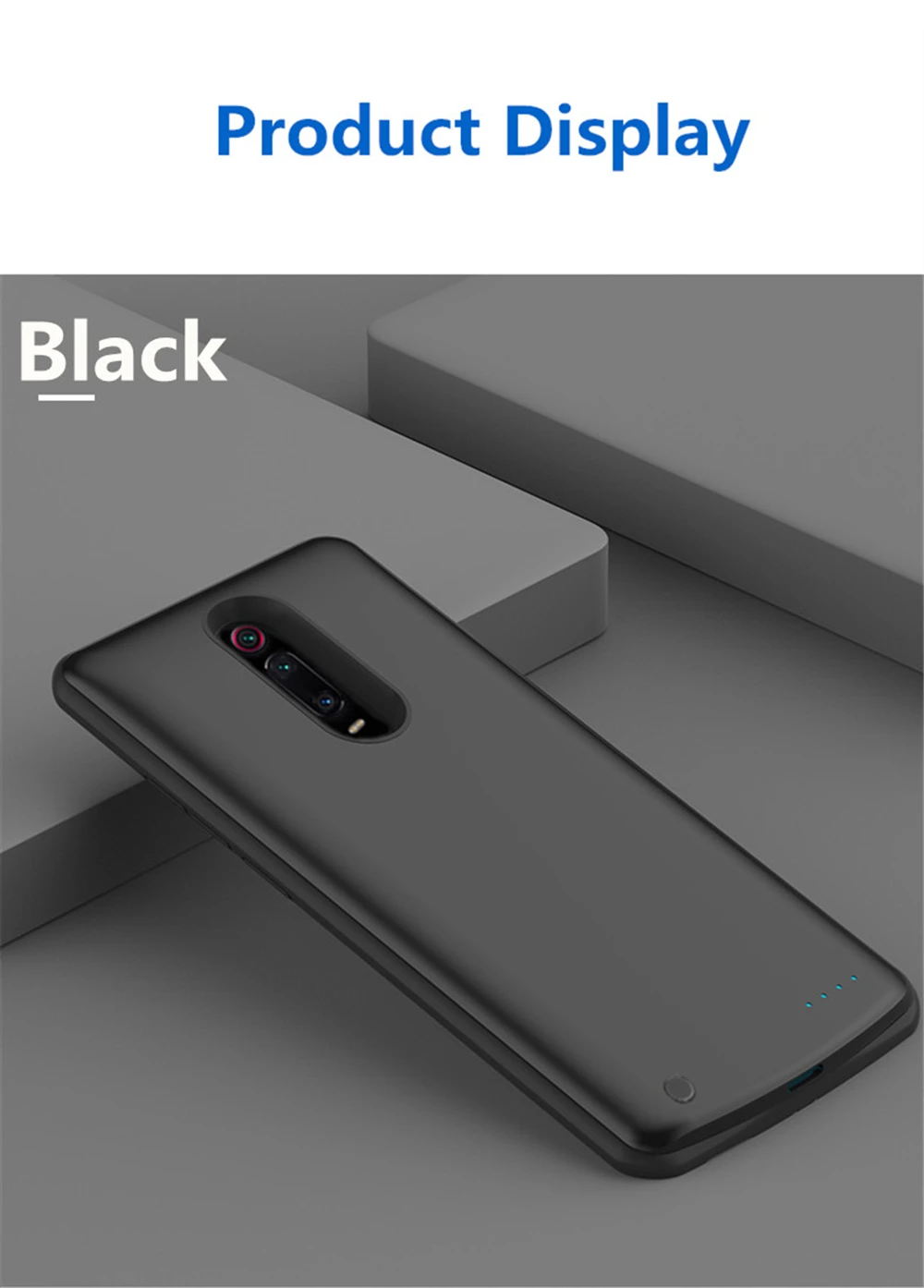 mi 9t pro bateria casos 6500mah bateria