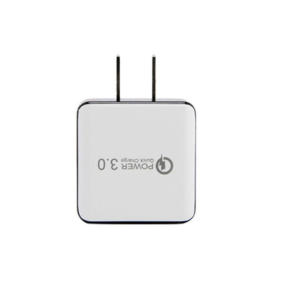 White US Plug Быстрая зарядка 3,0 быстрое зарядное устройство 18 Вт мобильный телефон ЕС США вилка настенное USB зарядное устройство адаптер для iPhone samsung huawei - Цвет: White US Plug