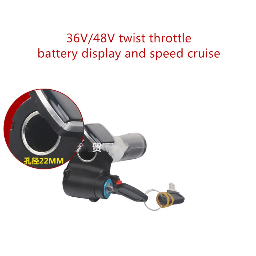 36V 48V Электрический велосипед/скутер/мотоцикл/ebike скорость газовая ручка/дроссельная заслонка/ускоритель поворотный захват дросселя серебристого цвета