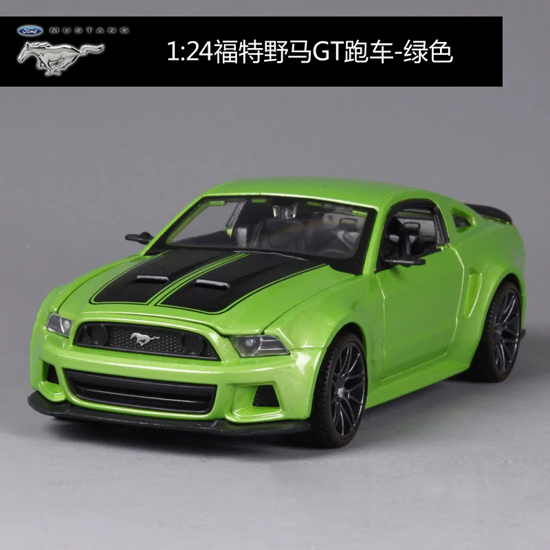 Maisto 1/24 спортивный автомобиль Ford Mustang Коллекционное издание металлическая литая модель автомобиля детские игрушки подарок - Цвет: 31506