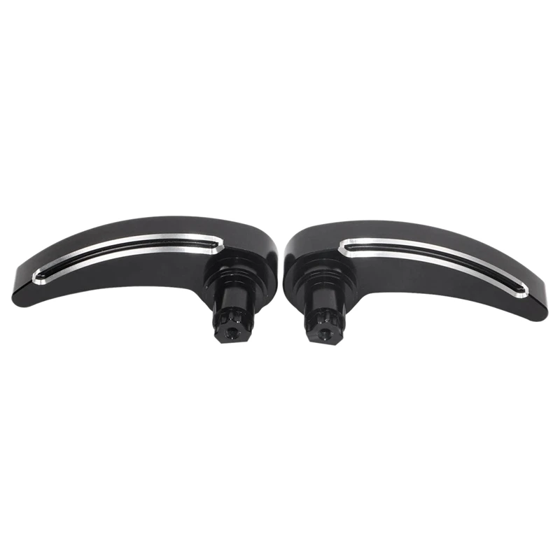 CNC Saddlebag крышки с защелкой Saddlebag крышки подъемники для Harley Touring Street Glide Road King FLHR FLHX