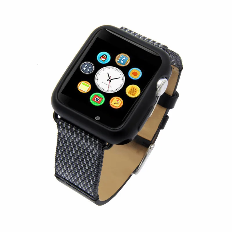 Кожаный ремешок для часов с чехол для Apple Watch Iwatch 42 мм/38 мм модная застежка для часов для мужчин и женщин