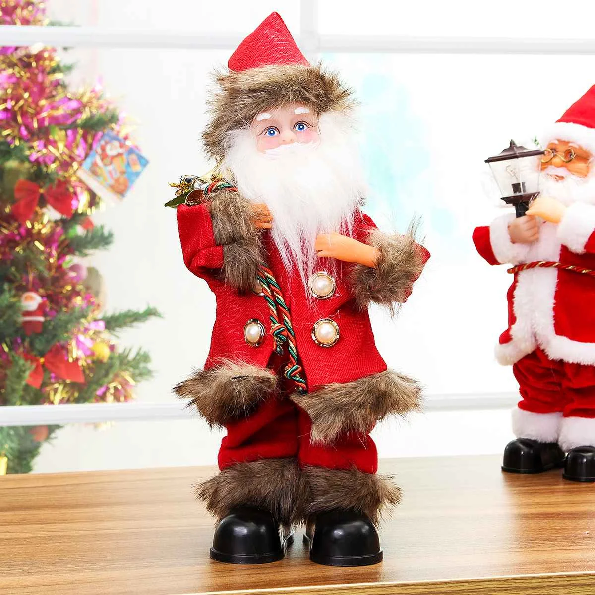 Рождественская вечеринка, украшение для дома, Электрический Поющий танцующий Санта-Клаус, игрушки для детей, Детский подарок, праздничные вечерние украшения для дома