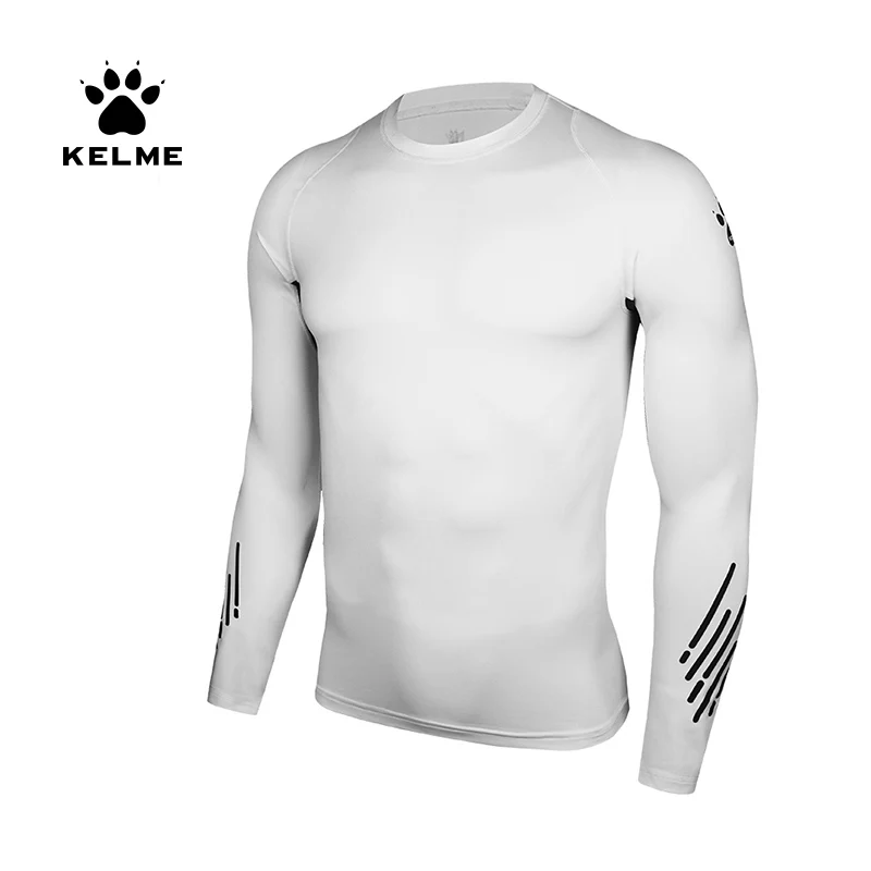 

Мужские спортивные колготки KELME, высокоэластичные быстросохнущие колготки с длинным рукавом для бега, тренажерного зала, тренировок, фитнеса, 3881108