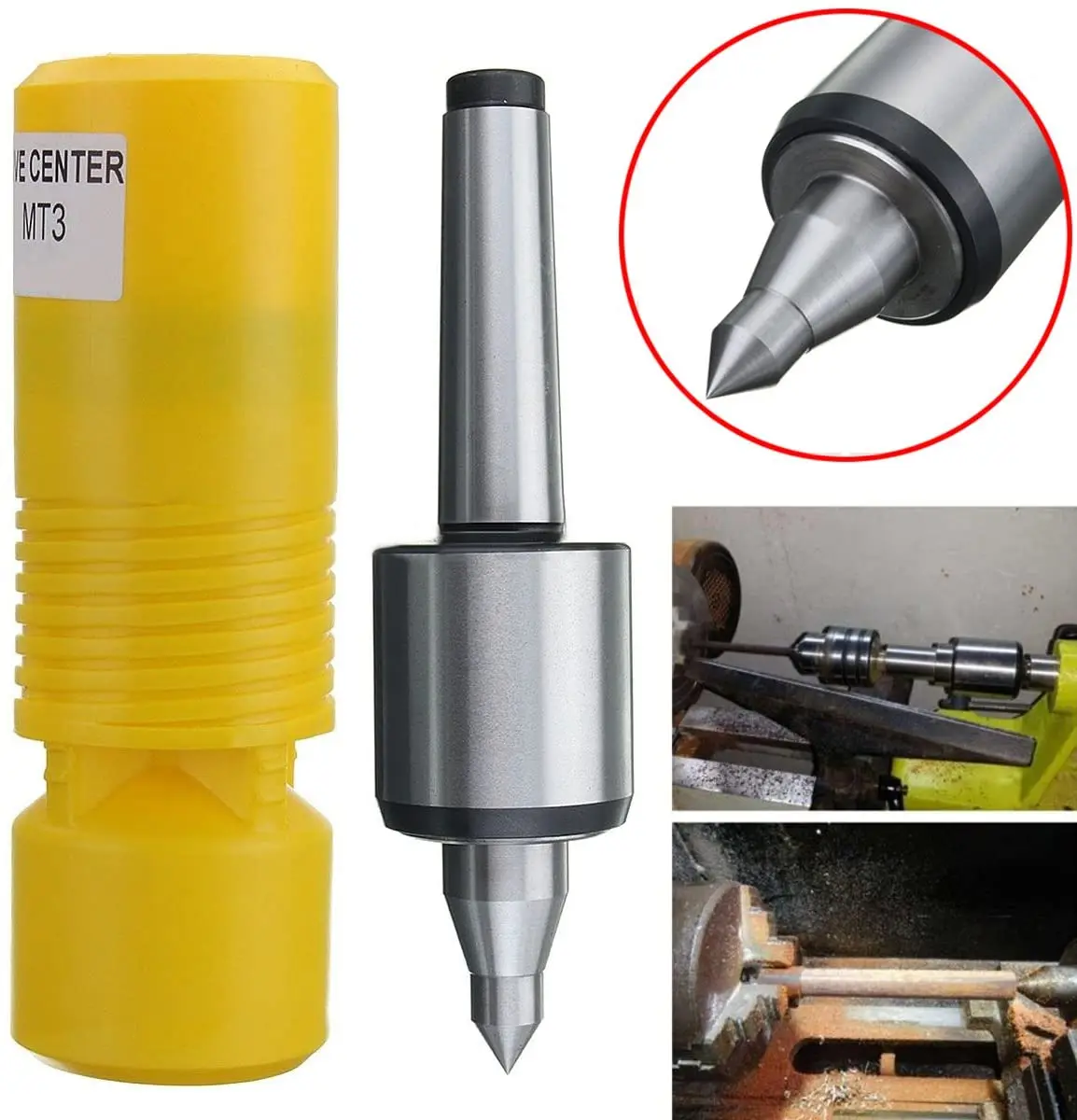 Mt1 Mt2 Mt3 Mt4 Tornio Live Center Taper Tool Live Rotating Milling Center Taper Machine Accessori Morse