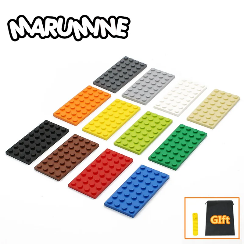 Marumine 15 шт. 4x8 точек Базовая пластина частицы строительные блоки 3035 кирпичи