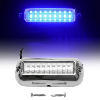 

27LED Navigation Light Lamp 543693 DC12V Stainless Steel Blue 74 LM Boat