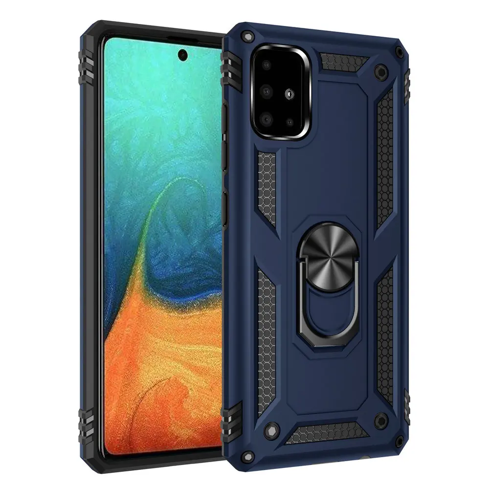 Металлическое кольцо Автомобильный держатель для телефона Coque Samsung A51 чехол A71 A 21 S