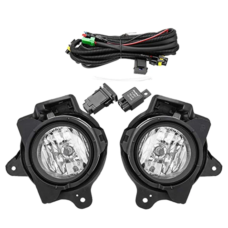 

1 Pair 12V Car Fog Light Assembly Lamp for Toyota Hilux VIGO MK7 2012 2013 2014 2015 2016 with Harness Relay