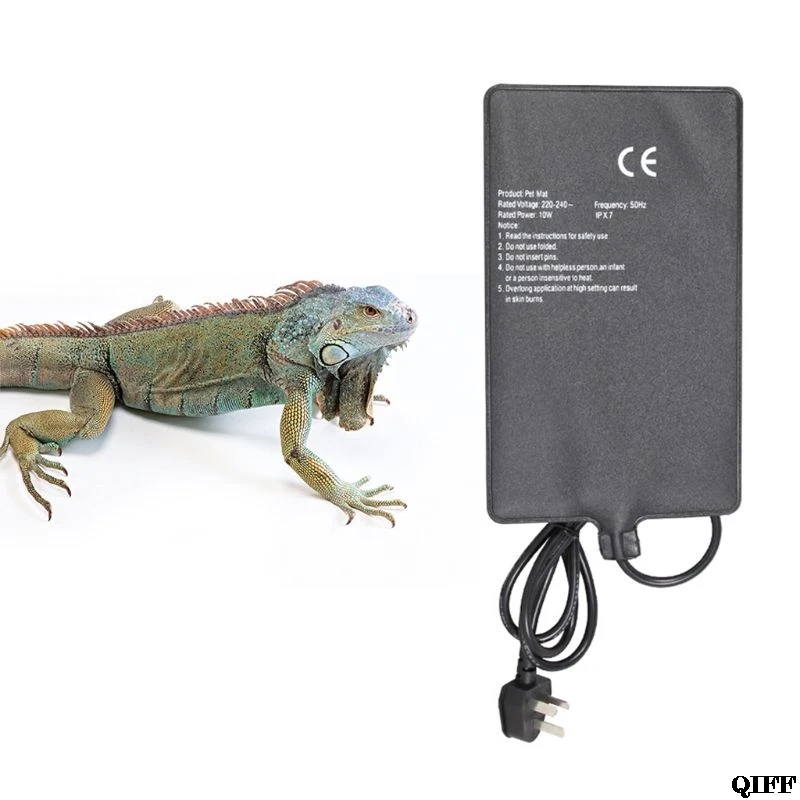 eu plug 40w Рептилия ПЭТ грелку коврик кровать, рептилия под бак грелку коврик - Цвет: eu plug 40w