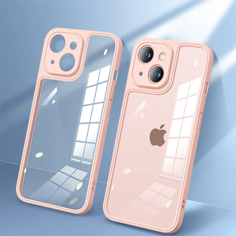 Luxury Candy Clear Silicone Phone Case For iPhone 13 12 11 Pro MAX Mini X XS XR Transparent Shockproof Camera Protection Cover iphone se silicone case