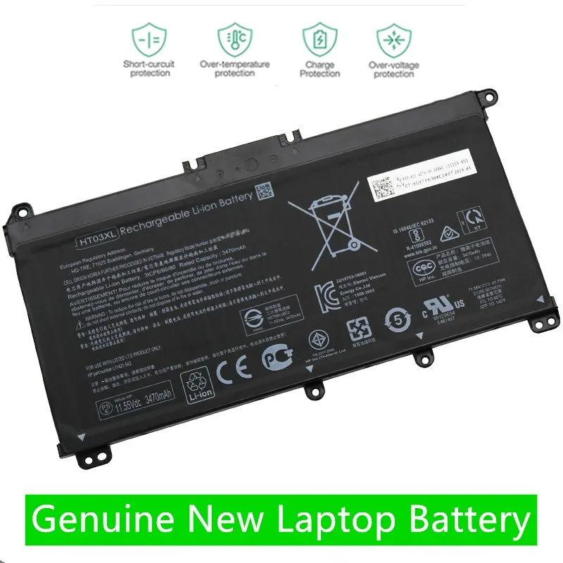 

Оригинальный аккумулятор onwan HT03XL HT03 для HP Pavilion 14-CE0001LA Pavilion 14-CE0014TU Pavilion 14-CE0010CA HSTNN-LB8L