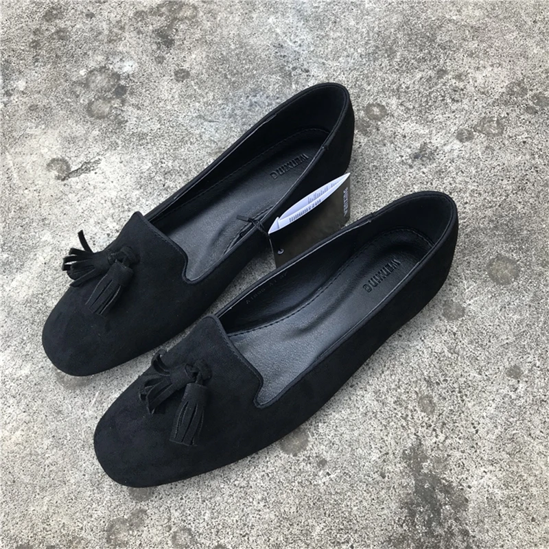 black suede moccasins womens