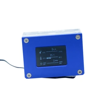 

FREEZEMOD LSJ-ZN PC Water Cooler ligent Computer Flow Speed LCD Temperature Detection Water Cooler Flow Meter