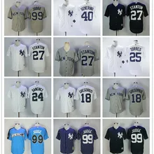 Men's New York Aaron Judge Giancarlo Stanton Gary Sanchez Didi Gregorius Gleyber Torres FLEX& Cool Base Player Jersey