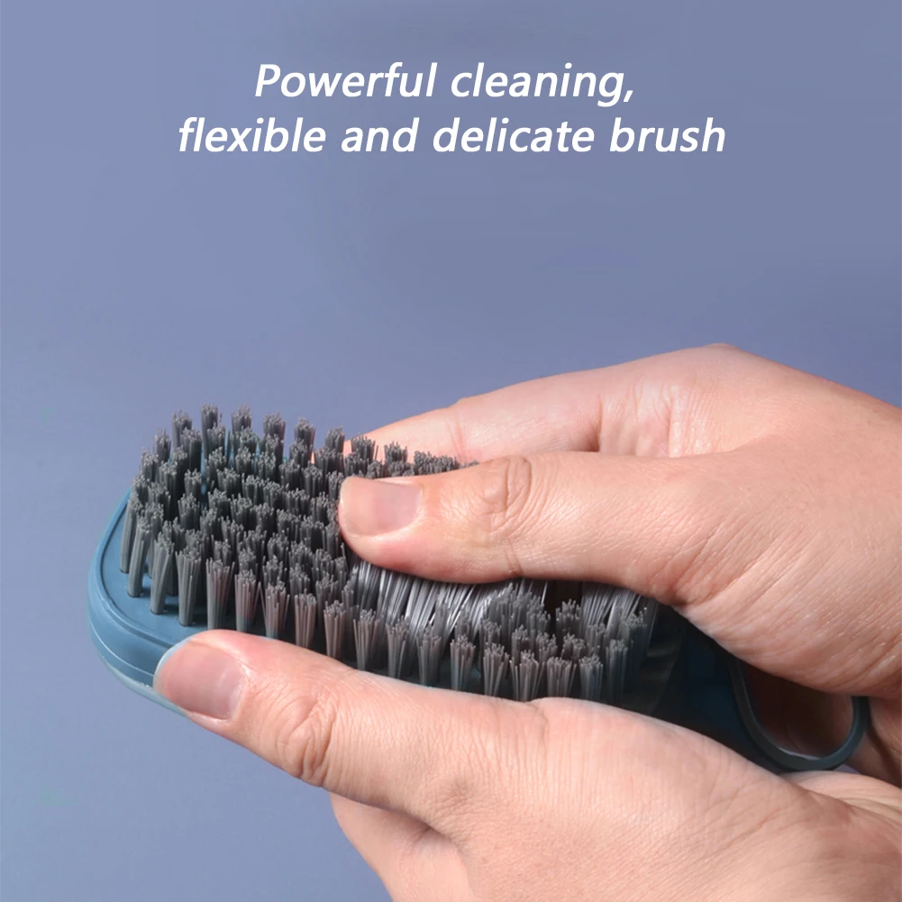 Household Laundry Brush Pot Washing Soft Brush Handheld Kitchen Dishwashing Brushautomatic Liquid Addition Shoe Cleaning Tools