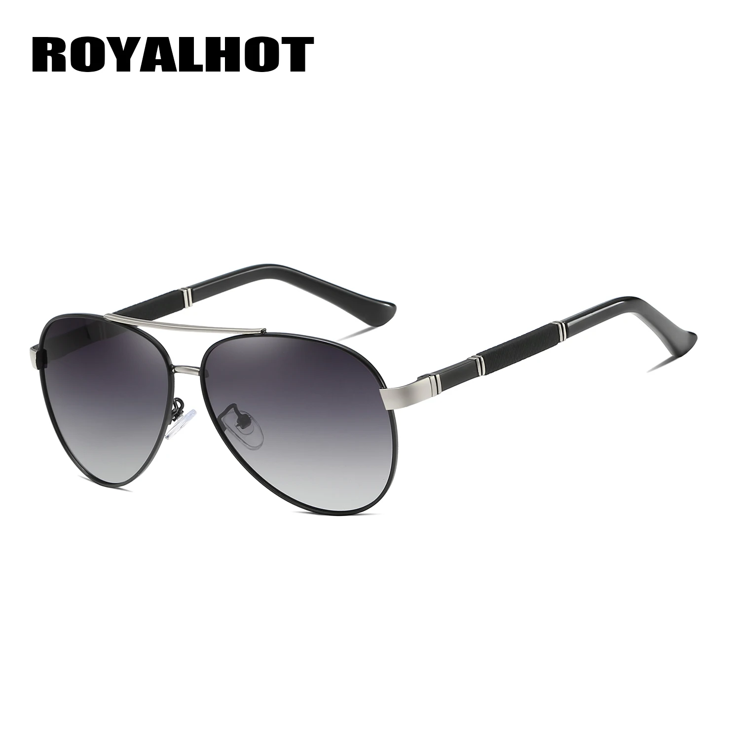 RoyalHot, мужские, женские, поляризационные, алой, Овальные, модная оправа, солнцезащитные очки, для вождения, солнцезащитные очки, оттенки, Oculos masculino, мужские, 900160 - Цвет линз: Silver Grey