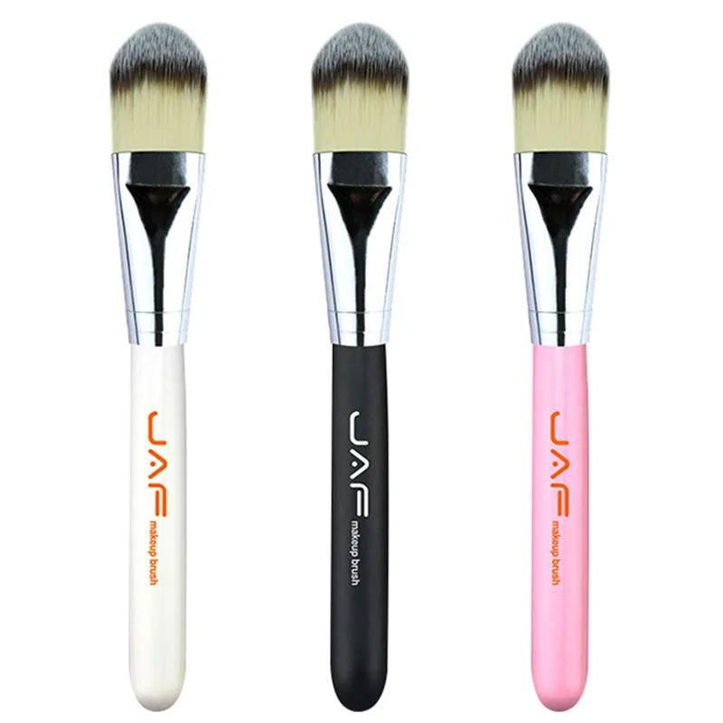 

Single Liquid Foundation Makeup Brush Portable Beauty Tool Make up Brush Soft Fiber Hair Wooden Handle Makeup Brush