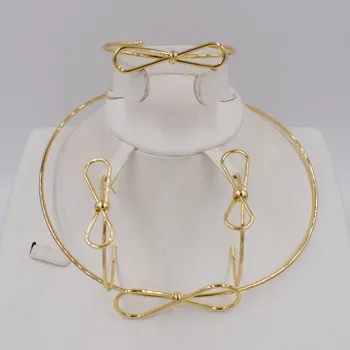 

New design High Quality Dubai set Gold Color Jewelry Set For Women african beads jewelry fashion jewelry