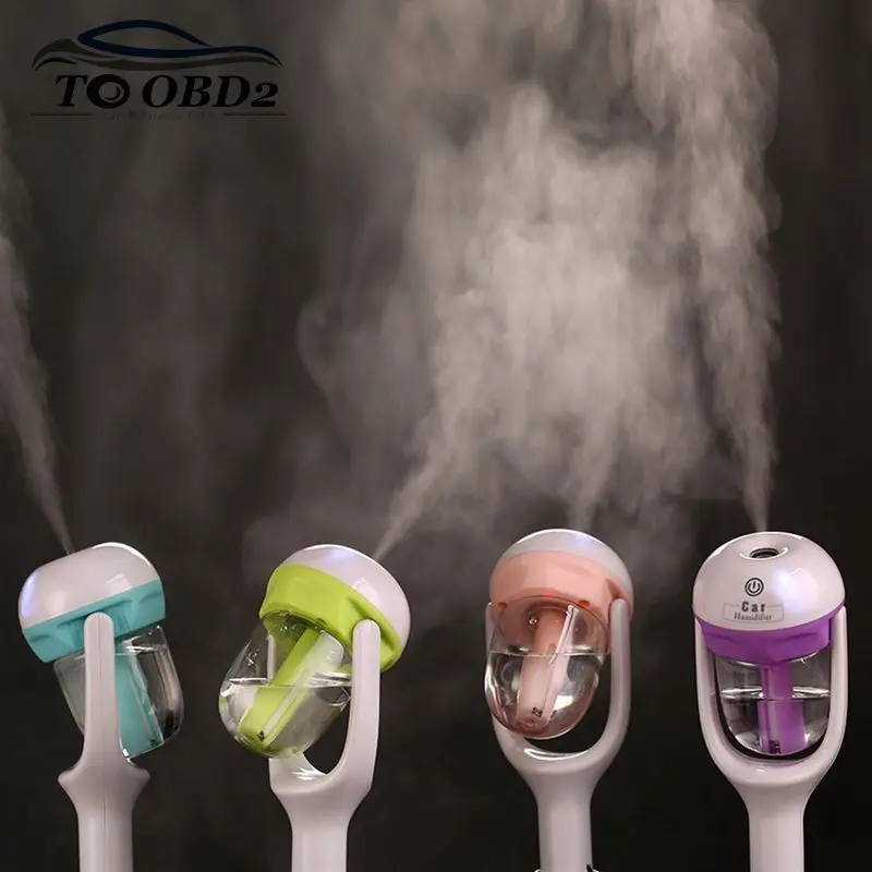 

High quality 12V Car Air Purifier Aroma Steam Humidifier Diffuser Essential oil diffuser Aroma therapy free shipping