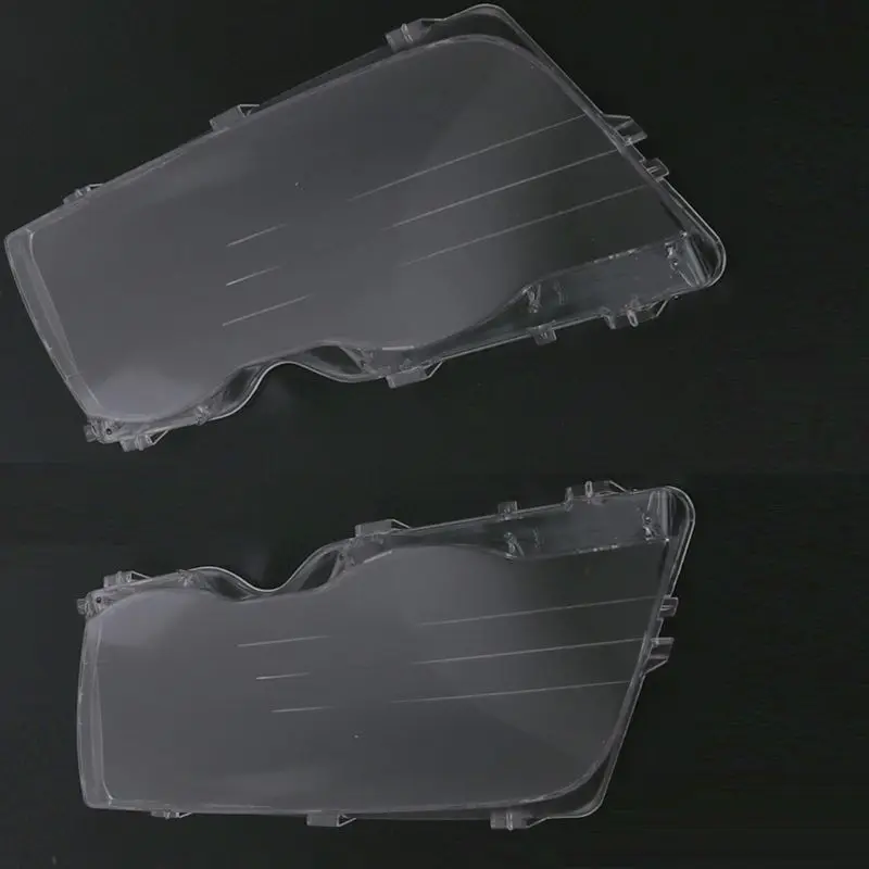 2 pieces Car Headlight Glass Cover Clear 4 Door Automobile Left Right Headlamp Head Light Lens Covers Styling For BMW E46 98-01 2 pieces Car Headlight Glass Cover Clear 4 Door Automobile Left Right Headlamp Head Light Lens Covers Styling For BMW E46 98-01