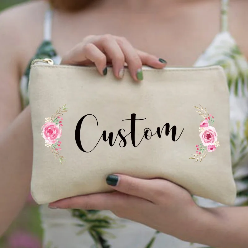 Personalized Monogram Embroidered Clutch Purse Bag Custom